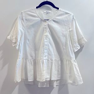 White cotton shirt by Madewell.